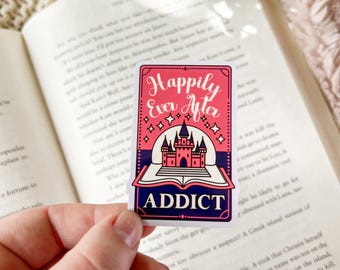 Happily Ever After Sticker | Kindle Stickers | Fairytale Sticker | Fantasy Book Merch | Fantasy Romance | Love Themed Stickers | Bookish