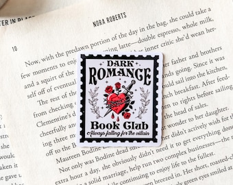 Falling For the Villain | Bookish Stickers | Dark Romance Book Club | Kindle Stickers | Book Stickers | Boo Club Sticker | Bookish Merch