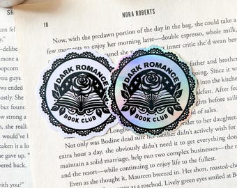 Dark Romance Book Club Sticker | Bookish Stickers |  Kindle Stickers | Dark Book Stickers | Dark Romance Stickers | Bookish Merch | Bookworm