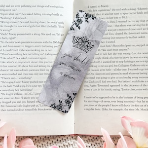 Romantasy Kingdom Bookmark | Fantasy Bookmark | Romantasy Reader | Bookish Merch | Book Lover Gifts | Dark Romance Bookmark | Book Girlie