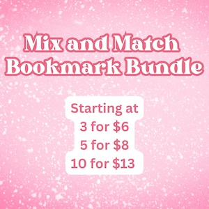 Bookmark Bundle | Bookmark Set | Black Friday Sale | Bookish Merch | Bookish Gifts | Gifts for Readers | Bookmark Gift | Book Accessories