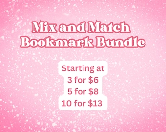 Bookmark Bundle | Bookmark Set | Black Friday Sale | Bookish Merch | Bookish Gifts | Gifts for Readers | Bookmark Gift | Book Accessories