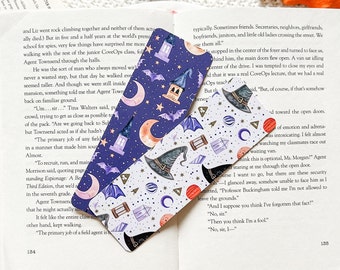 Magic is in the Air Bookmark Set or Individual | Halloween Bookmark | Spooky Season Bookmark | Witchy | Magical Bookmark | Bookish Merch