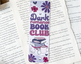 Dark Bookclub Bookmark | Dark Romance Bookmark | Bookish Merch | Bookclub Bookmark | Romance Tropes | Smut Reader | Booktok | Romance Reader