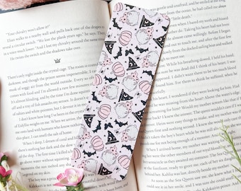 Bubblegum Witch Halloween Bookmark | Spooky Bookmark | Witch Bookmark | Bookish Merch