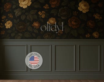 DIY Wainscoting Kit: Peel & Stick Wall Paneling - Half Wall Design