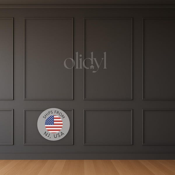 Kit de molduras de pared precortadas: Panel de revestimiento autoadhesivo - Decoración del hogar DIY