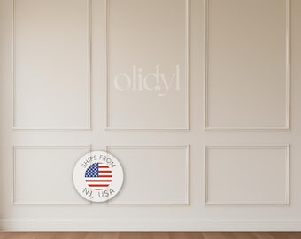 3-Panel Peel and Stick Wainscoting Kit: DIY Wall Molding Panels