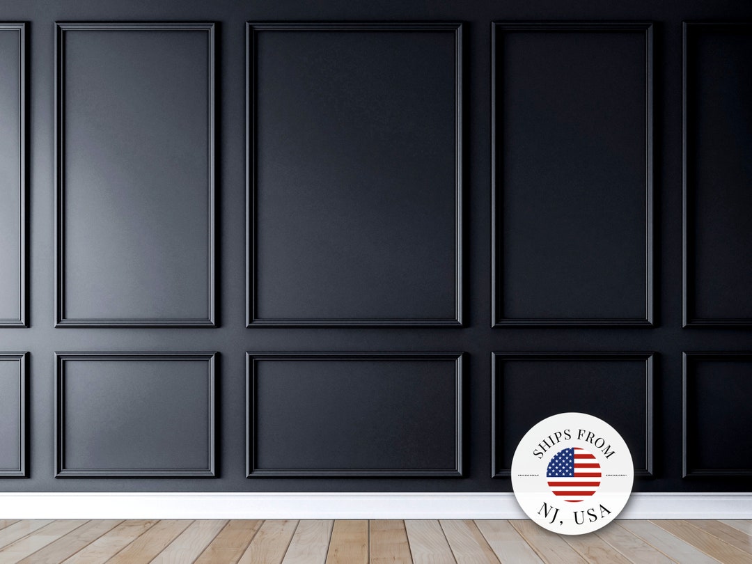 Selfadhering Wall Molding Kit Precut Wall Paneling Kit Etsy