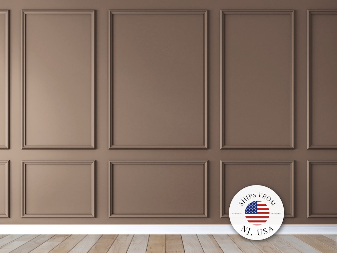 Selfadhering Wainscoting Kit Precut Wall Paneling Kit Accent Wall