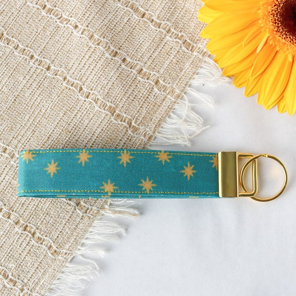 Our Lady of Guadalupe Stars Wristlet Keychain | Catholic Key Fob Wristlet | Gift for Catholic Women