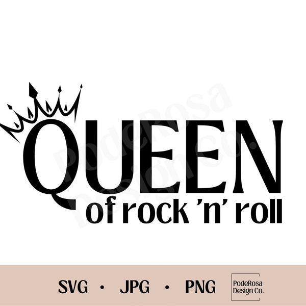 Queen of Rock N Roll SVG, PNG, JPG, Instant Download, Tina Turner, Music svg, Tribute svg, Legend svg, Cricut Svg, Silhouette Svg, Gift Idea