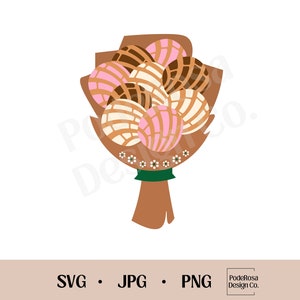 Talavera Ramo de Conchas SVG, PNG, JPG, Talavera, Pan dulce, Mama, Dia de las madres, Olla, Moederdag, bloemen, boeket, Mexicana, Latina
