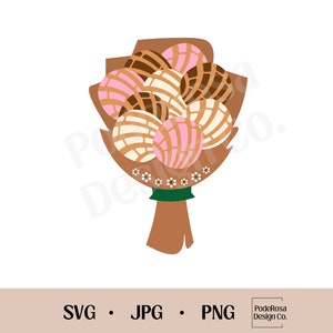 Talavera Ramo de Conchas SVG, PNG, JPG, Talavera, Pan dulce, Mama, Dia de las madres, Olla, Mothers day, Flowers, Bouquet, Mexicana, Latina