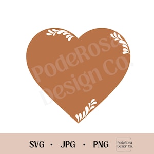 Clay Heart SVG, PNG, JPG, Instant Download, Talavera, Barro, Olla, Mexicaanse SVG, Latina SVG, Valentines, Cielito Lindo, Amor SVG, Love SVG