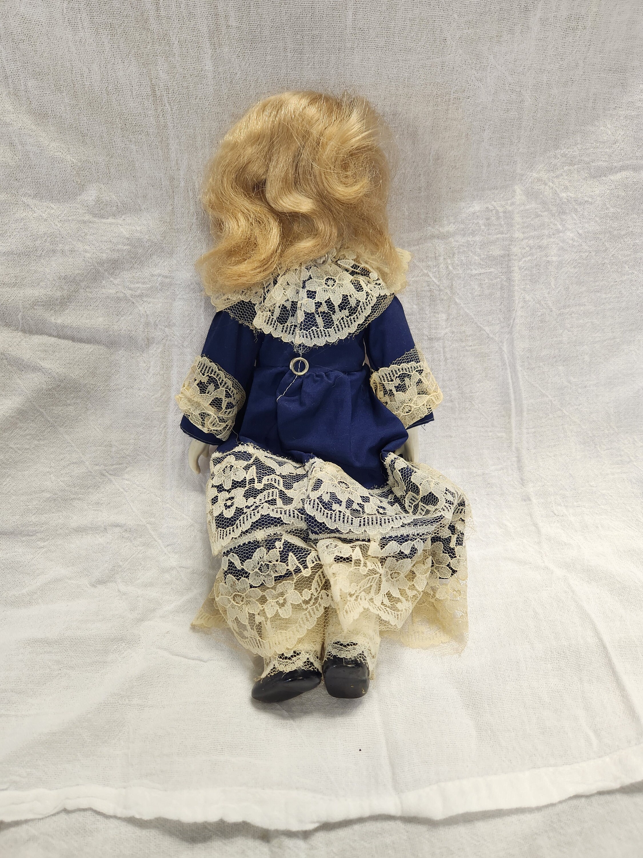 Antique Ceramic Doll Bisque German Made Vintage 1800s Cotton Etsy