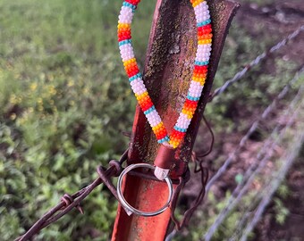 Mini beaded keychains