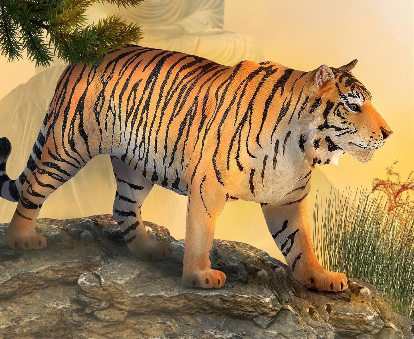 その他 Tiger Figurine il_fullxfull.6392119441_ft7q.jpg