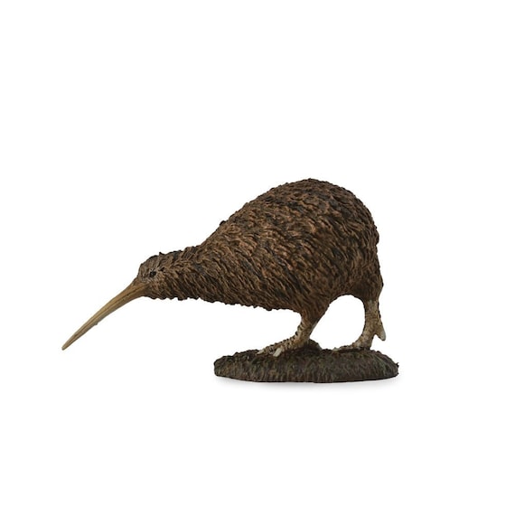置物 kiwi Model Kiwi New Zealand Bird Plastic Toy Figure for Cake Topper or