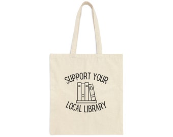 Library Tote Bag or Book Club Bag