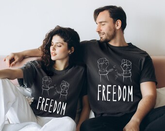 Comfort Colors Freedom T-shirt, Freedom is Needed, Be Free, Peace, Gift For Her, Gift For Him, Activism