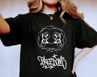 Comfort Colors Freedom T-shirt, Freedom is Needed, Be Free, Peace, Gift For Her, Gift For Him, Activism