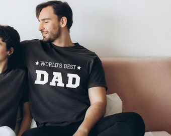 Comfort Colors World's Best Dad T-shirt, Happy Father's Day, Gift For Dad, Gift For Him, Fathers and Daughters, Gift for Dad, Daddy's Girl