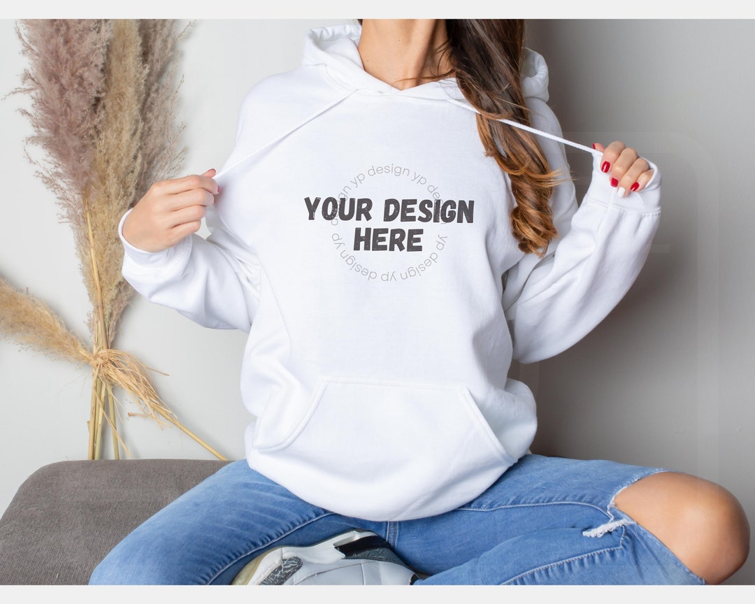 Hoodie 4XL Gildan Heavy Blend Kapuzenpullover, Uni, 18500 – Bequemer Hoodie Für Damen & Herren In S-5XL Zip Hoodie 4XL