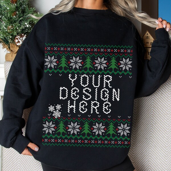 Ugly Sweater Mockup - Etsy