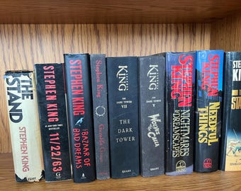 Lot of 9 books by Stephen King 11/22/63, Gerald’s Game, Dark Tower, The Stand, The Bazar of bad dreams, Nightmares and Dreamscapes, Needful