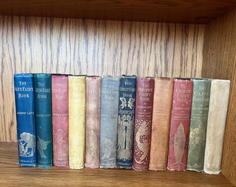 Full collection of Fairy Books by Andrew Lang set of 12
