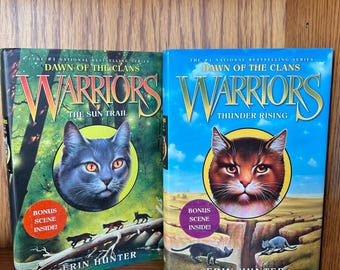 Krieger von Erin Hunter Buch 1/2 Erstausgaben