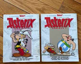 Asterix Omnibus 1 and 2 by R.Goscinny and A.Uderzo