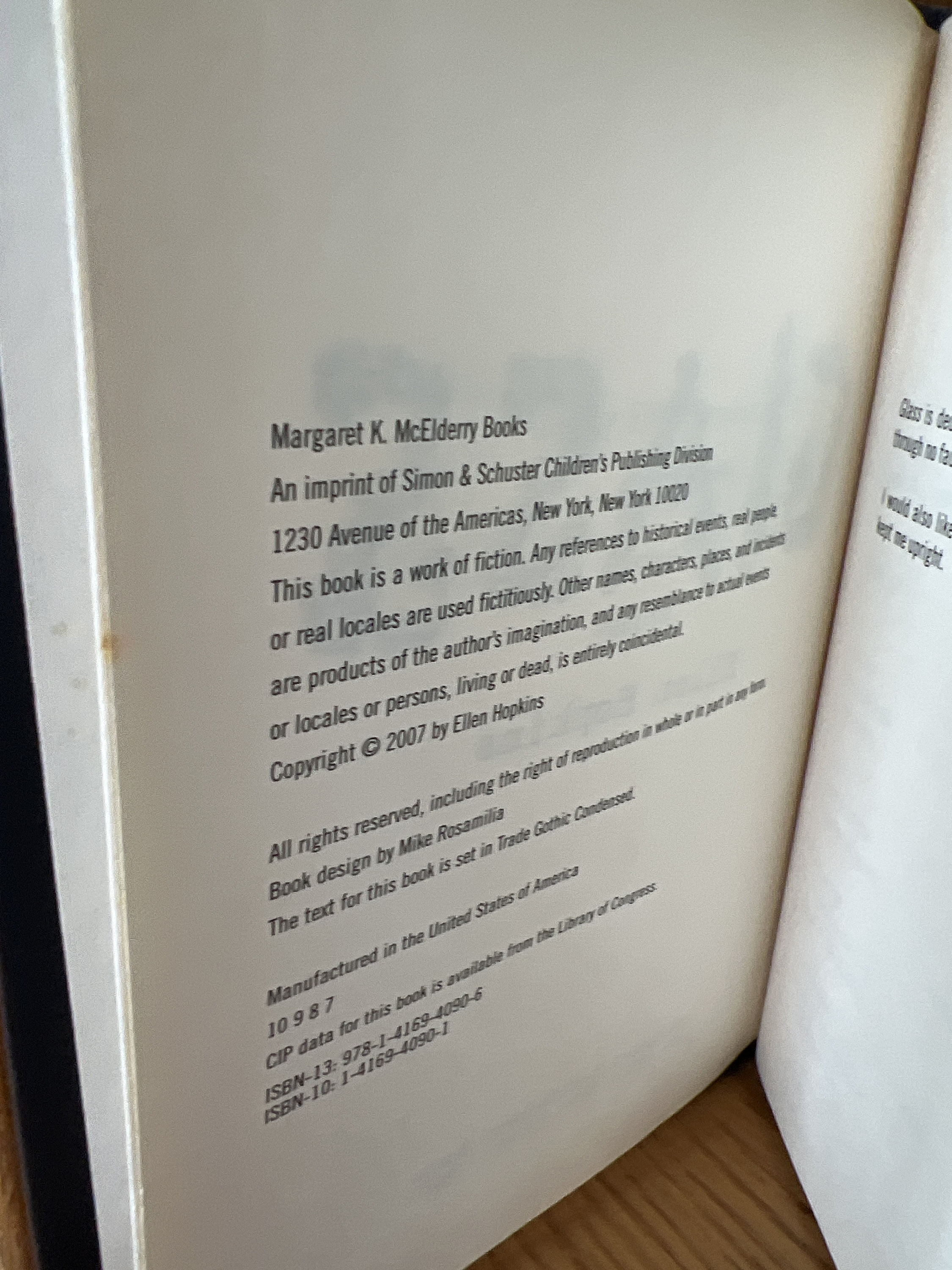 Ellen Hopkins Books