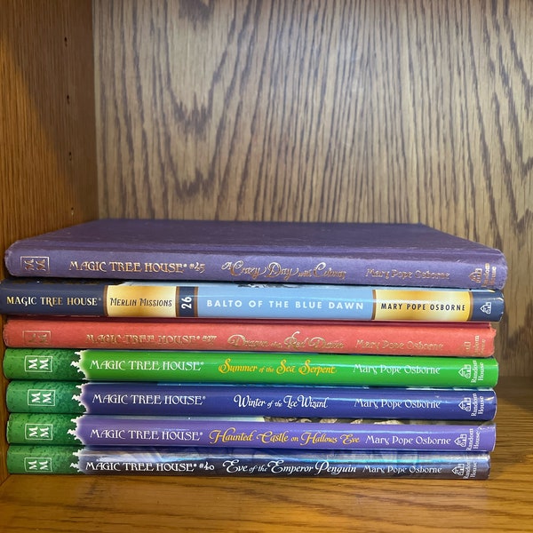 Lot of Magic tree house books hardcover