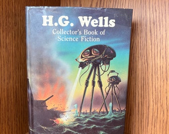 H.G. Wells collectors book of science fiction 1986