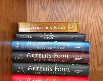 Lot of 6 books of Artemis Fowl  by Eoin Colfer 1st editions