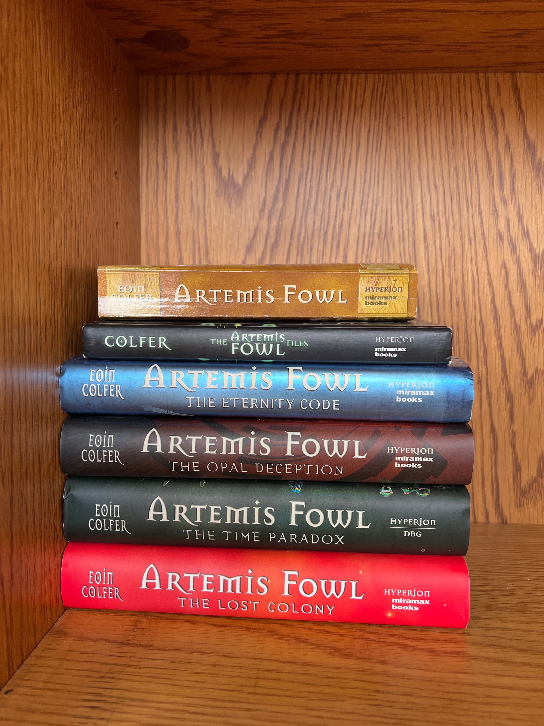 ARTEMIS FOWL Fantasy Series by Eoin Colfer PAPERBACK Books 1-5 UPDATED  COVERS!