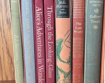 Lot of 5 classic books Folio Society 2000 as new illustrated Swift, Jerome, Stevenson, Conan Doyle