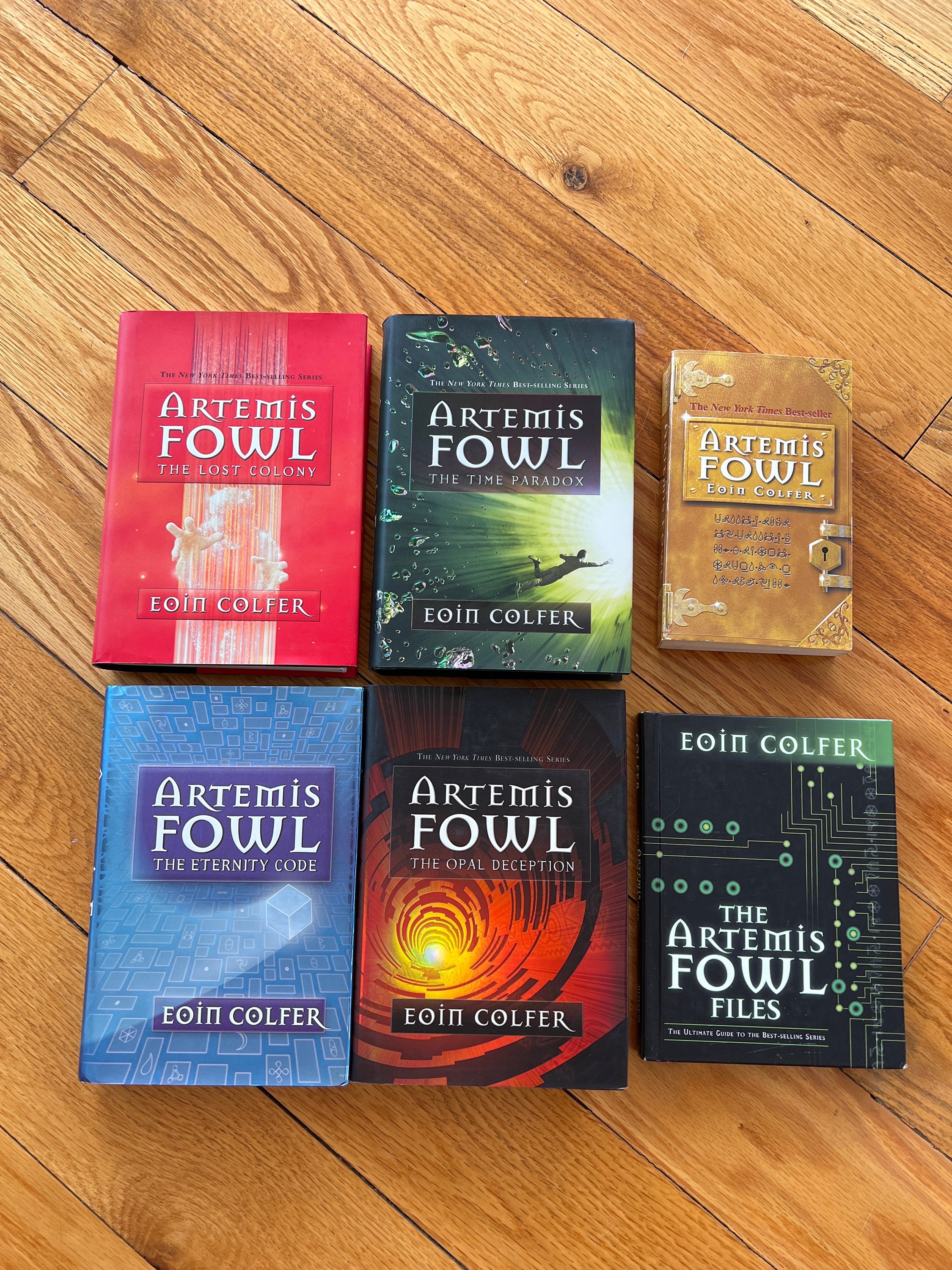 ARTEMIS FOWL Fantasy Series by Eoin Colfer PAPERBACK Books 1-5 UPDATED  COVERS!