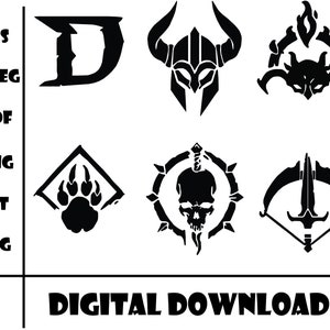 Iconos de clase de Diablo IV