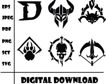 Icônes de classe Diablo IV