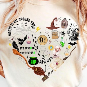 HPotter Witch Heart PNG Bundle, funny harry pottery, Wizarding World, Magician, Digital Download
