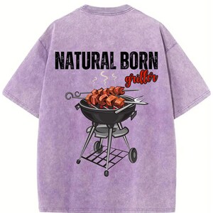 Natural Born Griller PNG, Funny BBQ Dad Shirt Design, Grill Master Sublimation, Tailgating BBQ Party Png, Barbecue Lover Gift, Father’s Day