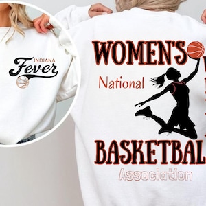 Indiana Fever PNG, WNBA Caitlin Clark Basketball PNG, Retro Women&#39;s Basketball Shirt Design, Everyone Watch Women, Indiana Sports Gift