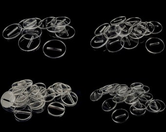 3mm Clear Acrylic Slotted Miniature Bases