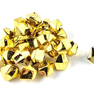 Gold Acrylic RPG & Board Game Resource Tokens | Shiny Gold Markers for Tabletop Games, Wargames, and Miniatures