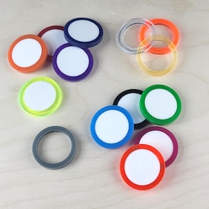10 PCS borrado en seco bicolor desmontable 25,4 mm 1 en Fichas Monster Resource Token RPG Juego de mesa Juego de guerra Mazmorras y dragones Pathfinder