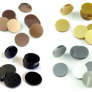 10 jetons en acrylique métallique brillant, jeton de ressource effaçable à sec, jeton monstre pour jeu de société RPG, jeu de guerre