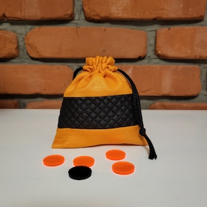 Verstärkter gelber Würfelbeutel Aufbewahrungsbeutel Haltesack 12 x 14,5cm